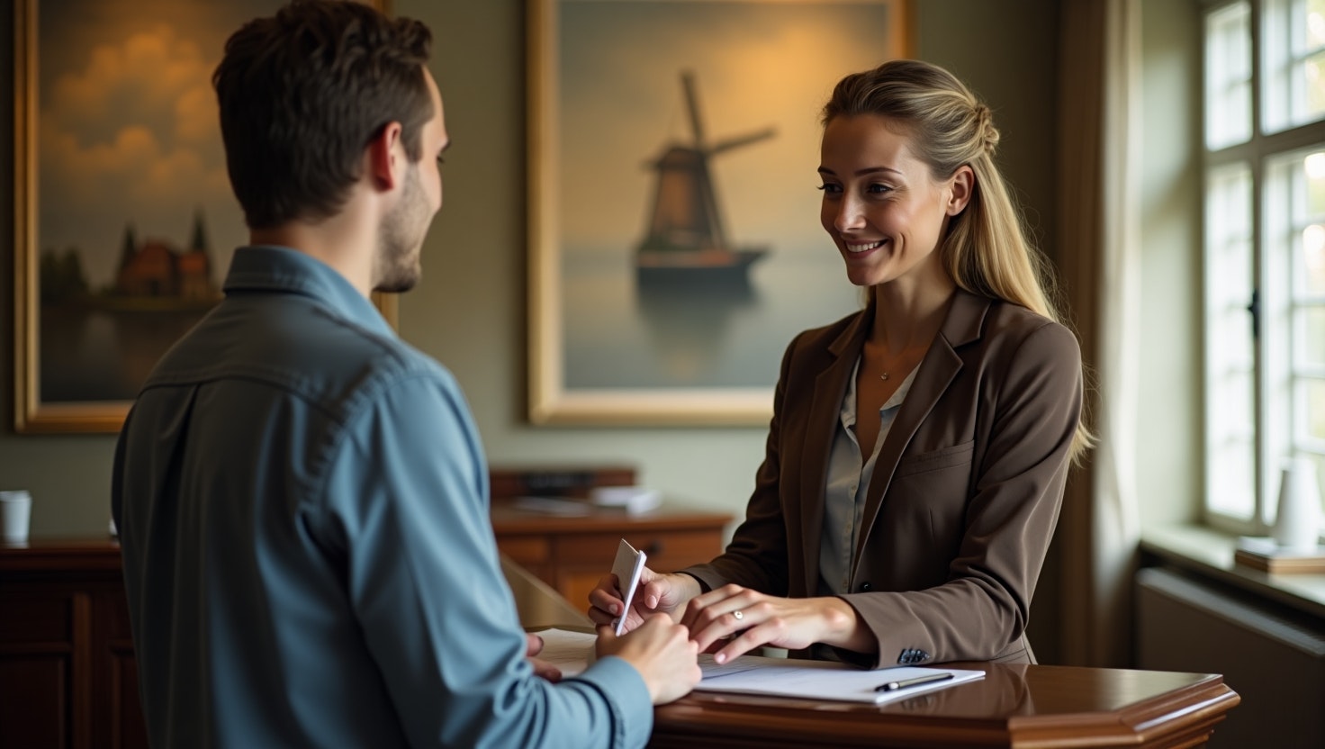 Hotelreceptie in Nederland
